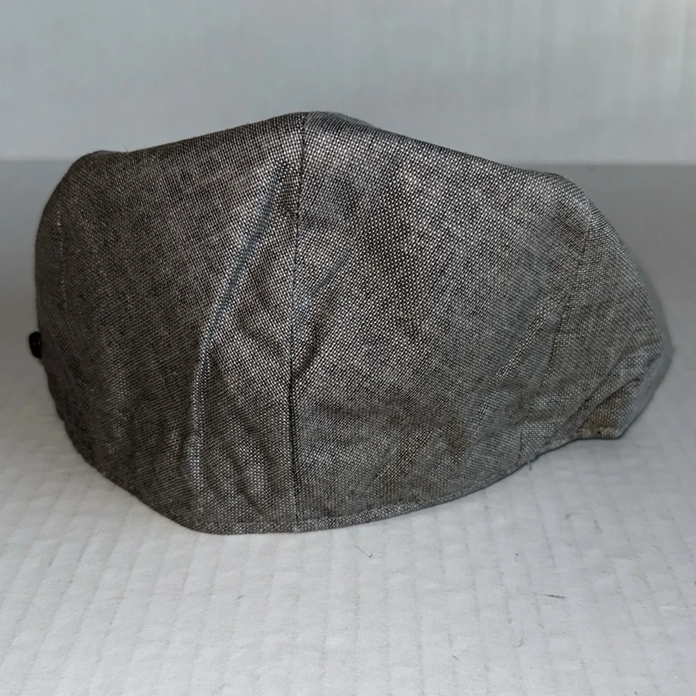 Epoch Gray Linen Newsboy Cap